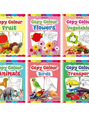 Copy Colour Book - 1 to 6 (Pack)