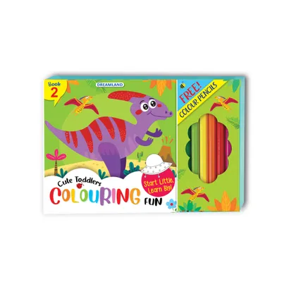 Cute Toddlers Colouring Fun Book 2 for Kids