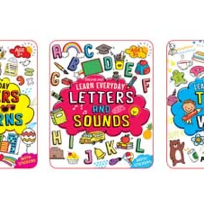 Learn Everyday 3 Books Pack for Children Age 3+