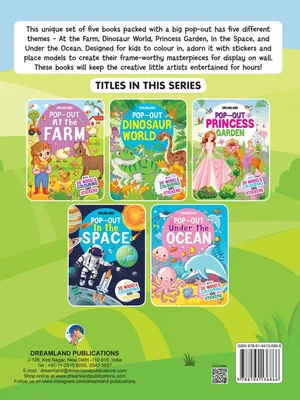 Pop-Out Princess Garden- With 3D Models Colouring Stickers