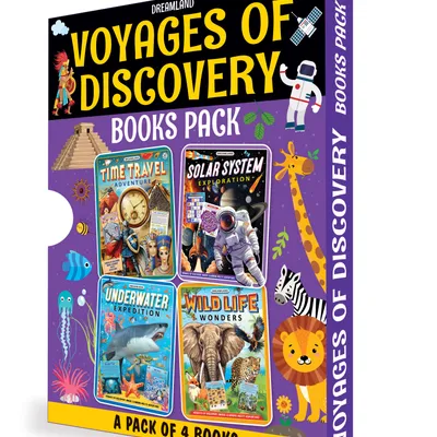 Voyages of Discovery Activity Books Pack for Kids Age 5 -10 years - A Set of 4 Books