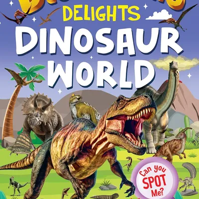 Dinosaur World Discovering Delights Flap Book for Kids Age 4 - 10 years