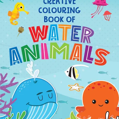 Creative Colouring Book - Water Animals