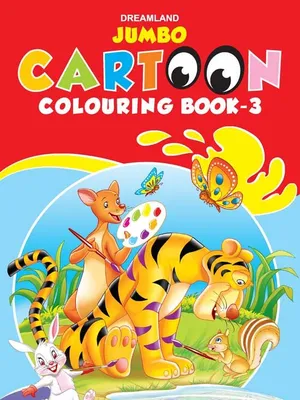 Jumbo Cartoon Colouring Book - 3