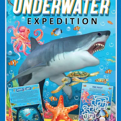 Underwater Expedition Activity Book for Kids Age 5 -10 years