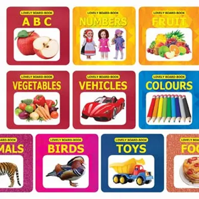 Lovely Board Books Gift Pack (10 Titles)