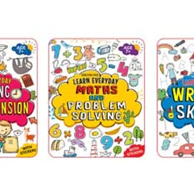 Learn Everyday 3 Books Pack for Children Age 7+