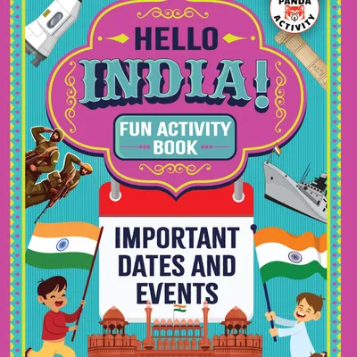 Hello India! Fun India Activity Book: Important Dates and Events