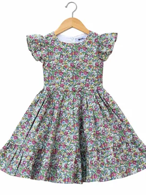 Floral Print Cotton Dress