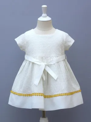 White Cotton Embroidered Frocks