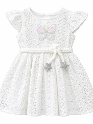 Cream Lace Party Wea | Butterfly & Star Design