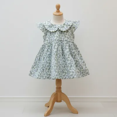 Girls Pure Cotton Floral Frock