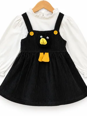 Kids mock 2-piece winter jumper dress