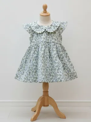 Girls Pure Cotton Floral Frock