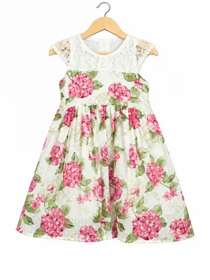 Chiffon Dress with Cotton Lining