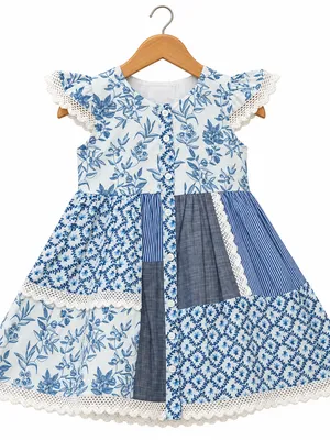 Patchwork 100% Cotton Frock
