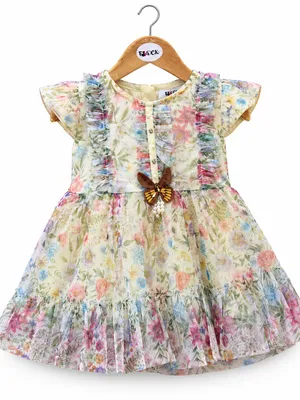 Toddler net mesh party dress