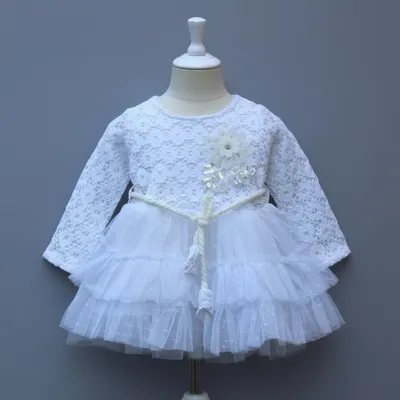 Party Wear Frock | Lace Bodice & Layered Net Dress