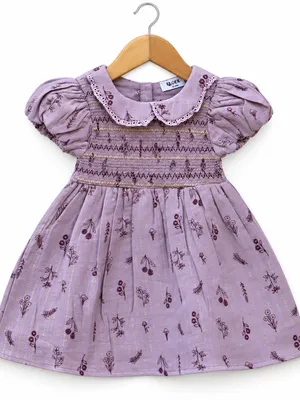 Lavender Smocked Frock