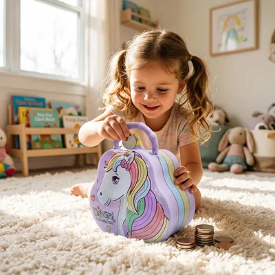 ilearnngrow Piggy Bank- Unicorn