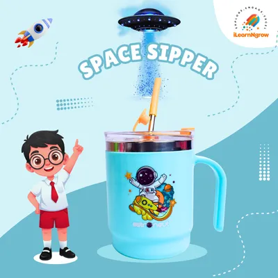 ilearnngrow Space  Sipper +Space  Eraser + Space Wallet