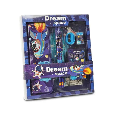 ilearnngrow Pencil Box Space Theme stationary