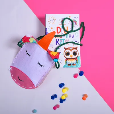 ilearnngrow Teeny Tiny DIY Sew Your Own Unicorn  Bag