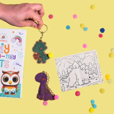 ilearnngrow Teeny Tiny DIY Dino Painting Kit