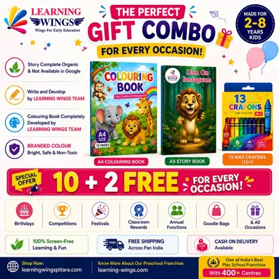 Let's Colour! Kids Creative Combo – The Perfect  Gift for Kids (Age 2–8) — Customized (Min 25 Qty) ✅