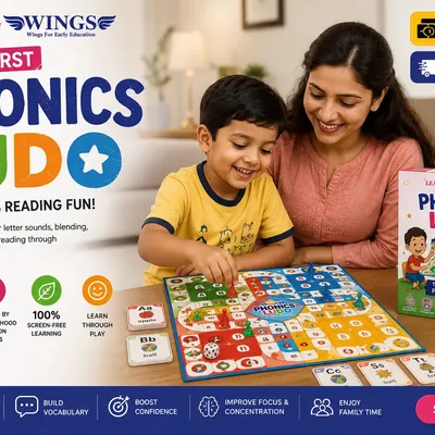 Phonics Ludo™ – India's #1 Phonics Board Game for Kids (3–7 Years)
