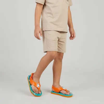 Premium Bunny Jellies Flip Flops For Kids Orange Unisex Orange