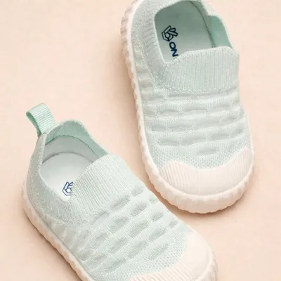Cloudy Toddlers First Step Shoes Sea Green Unisex Sea Green