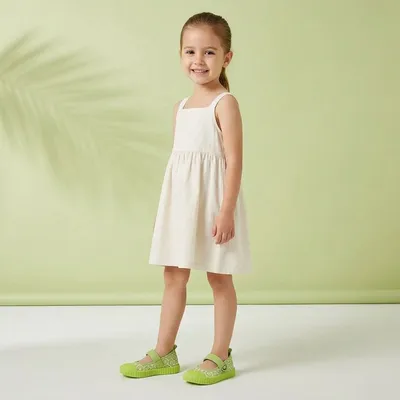 Premium Kiwi Ballerinas Green Girls Light Green