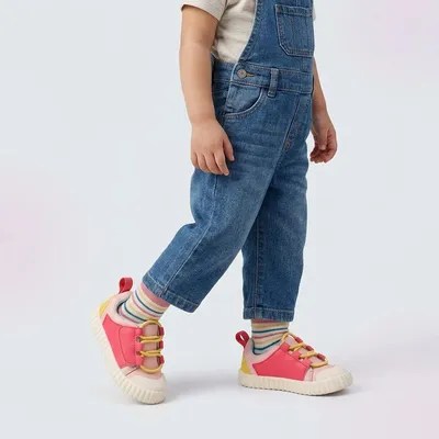 Poco Toddlers Comfortable Lightweight Lace Free Sneakers For Girls