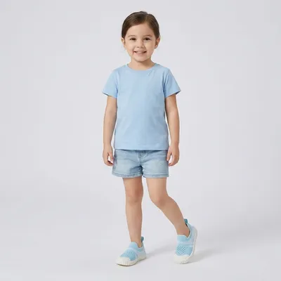 Peppy Toddlers Breathable Shoes Skyblue Unisex Sky Blue