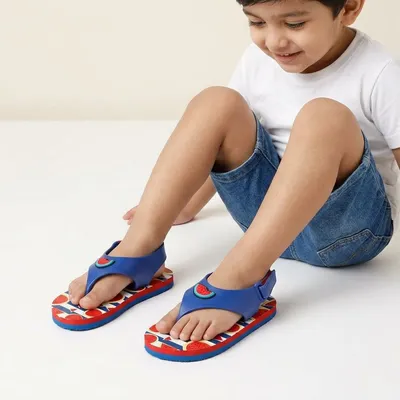 Premium Watermelon Jellies Flip Flops Navy For Unisex