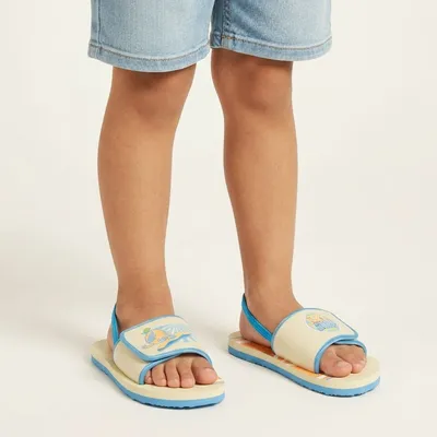 Onyc Beige Sliders For Kids Surfing Sliders Unisex Beige