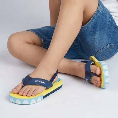 Premium Dino V Shape Flip Flops With Adjustable Backsupport For Unisex