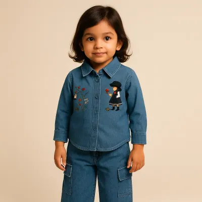 Denim Blue Co-ord Set (MC090)