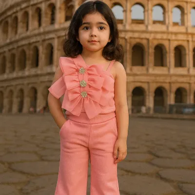 Peach Co-ord Set (SW040)