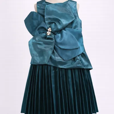 Dark Green Party Dress (CA028)