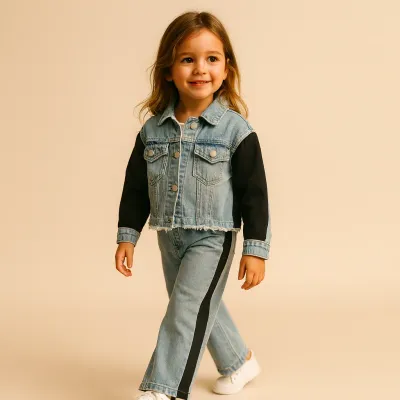 Denim Blue Co-ord Set (MC082)