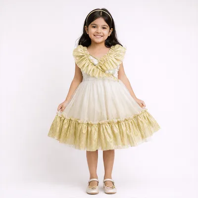 Golden Party Dress (CA001)
