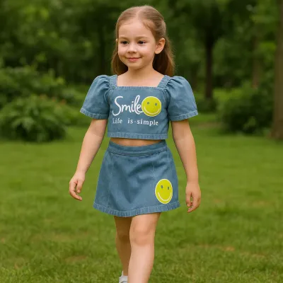 Light Blue Skirt Set (SW036)