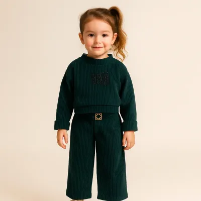 Dark Green Co-ord Set (SW049)