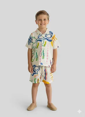 Sun print boxer set