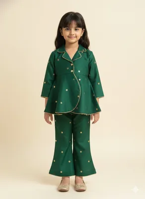 Bottle Green Booti Co ord set