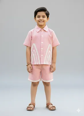 Pink co-ord set for boys