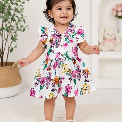 Muslin Frock Floral