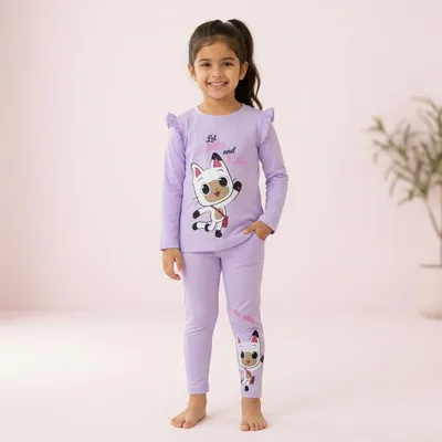 Full sleeve coords- Purple kitty